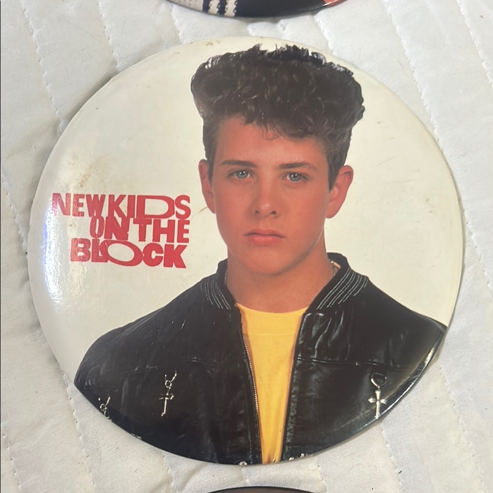 New Kids on the Block Collectible Button